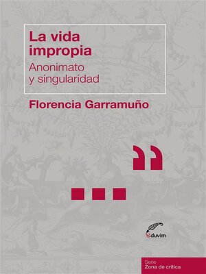cover image of La vida impropia